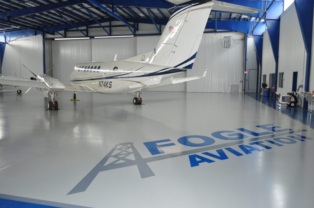 Solid Gray Airport Hangar Floor The Epoxy Floor Company